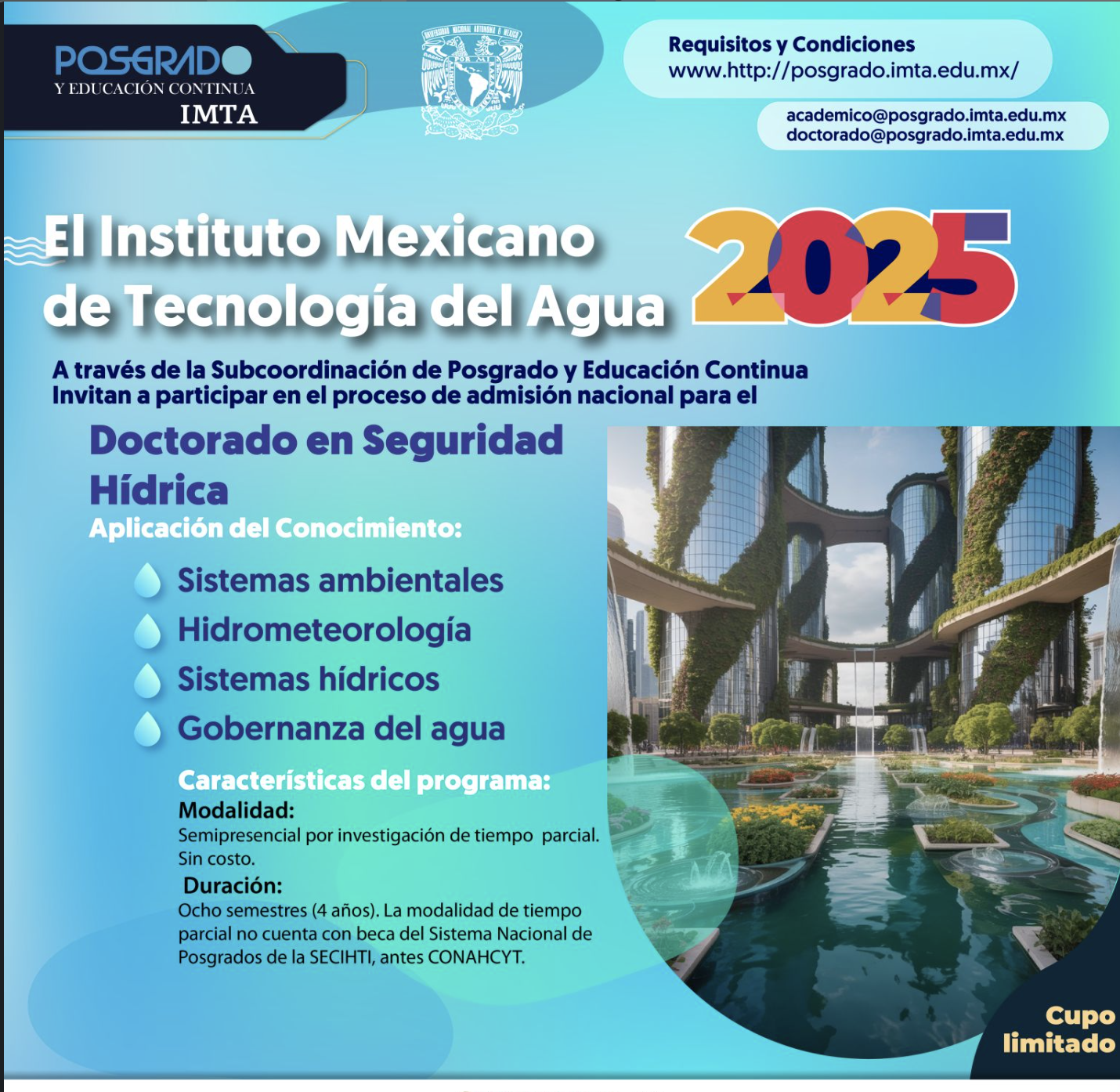 Convocatoria postgrado IMTA